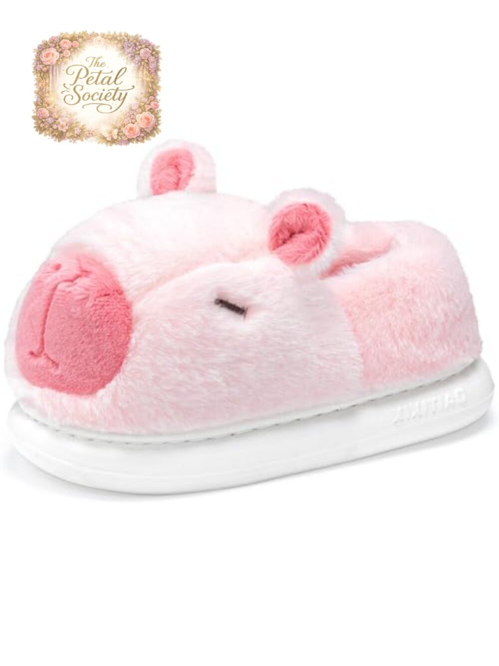 Capybara Slippers Womens Mens Fluffy Faux Fur Non-Slip House Slippers